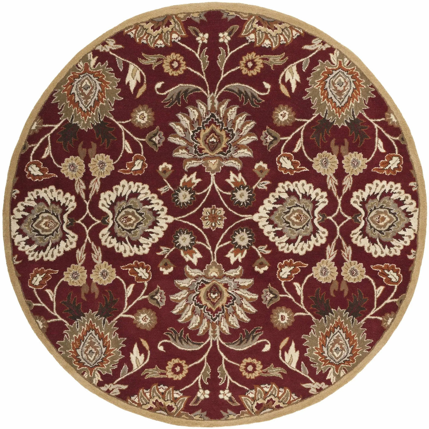 Conesus Red 1061 Hand Tufted Wool Rug by Boutique Rugs
