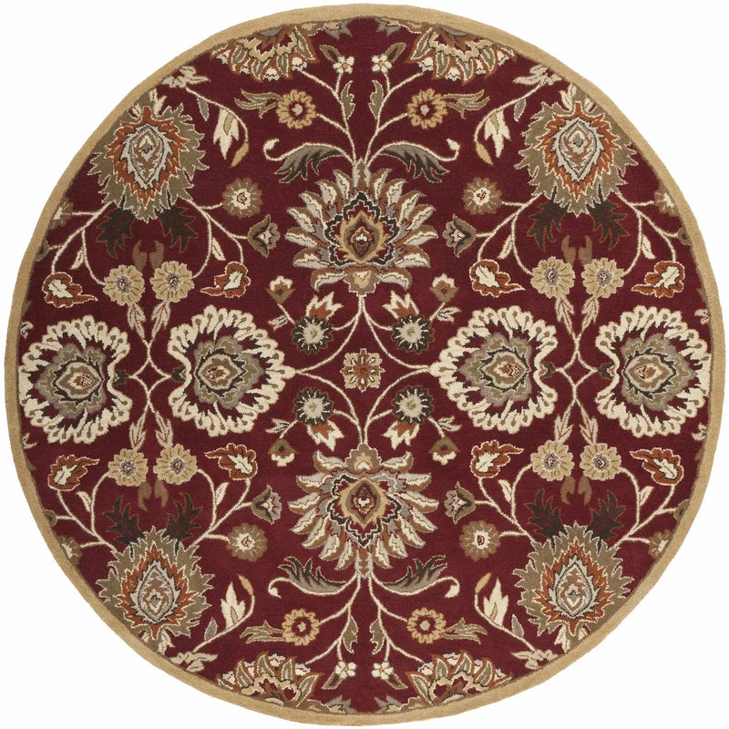 Conesus Red 1061 Hand Tufted Wool Rug by Boutique Rugs