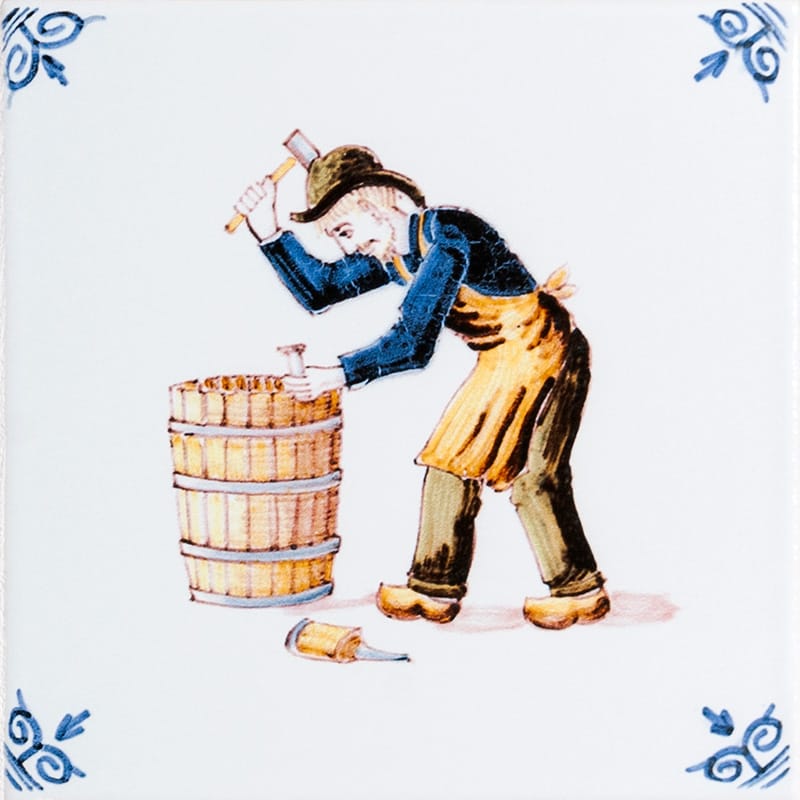 Mason Glazed Delft Ceramic Tiles 6x6 Ceramic Glazed 6x6 Tiles