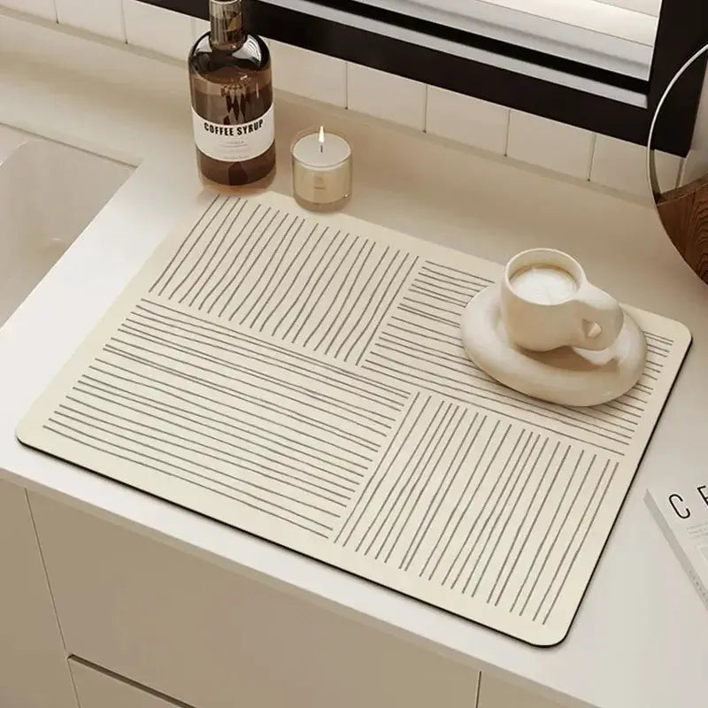 Mat - Non-slip Quick-drying Rectangular by House Of Avana