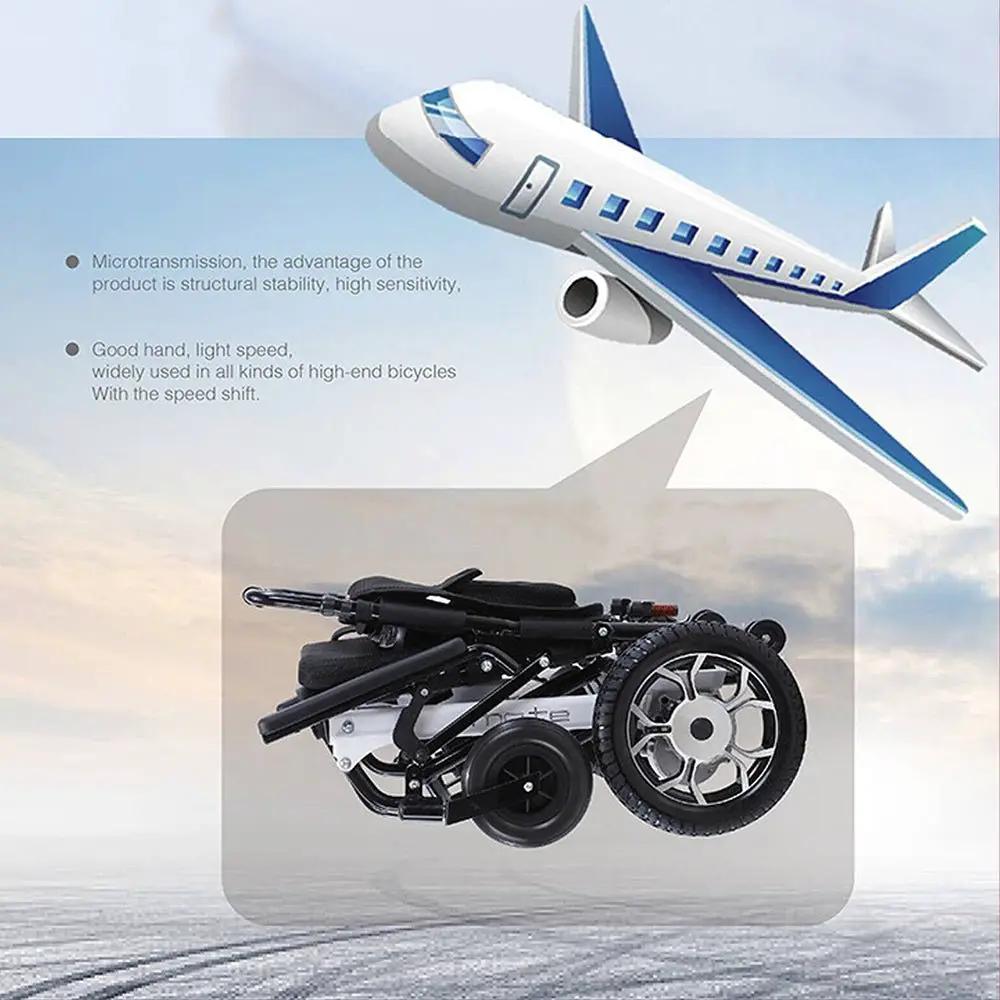 Mate Lightweight 250LBS Foldable Electric Dual Motor Power Motorized Mobility Wheelchair (SAK79245) by SAKSBY WHOLESALE