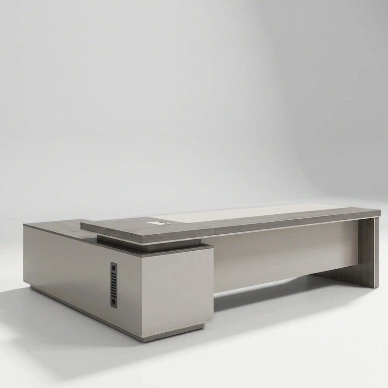 Purdue · Modern L-Shaped Executive Desk by Arc Grove