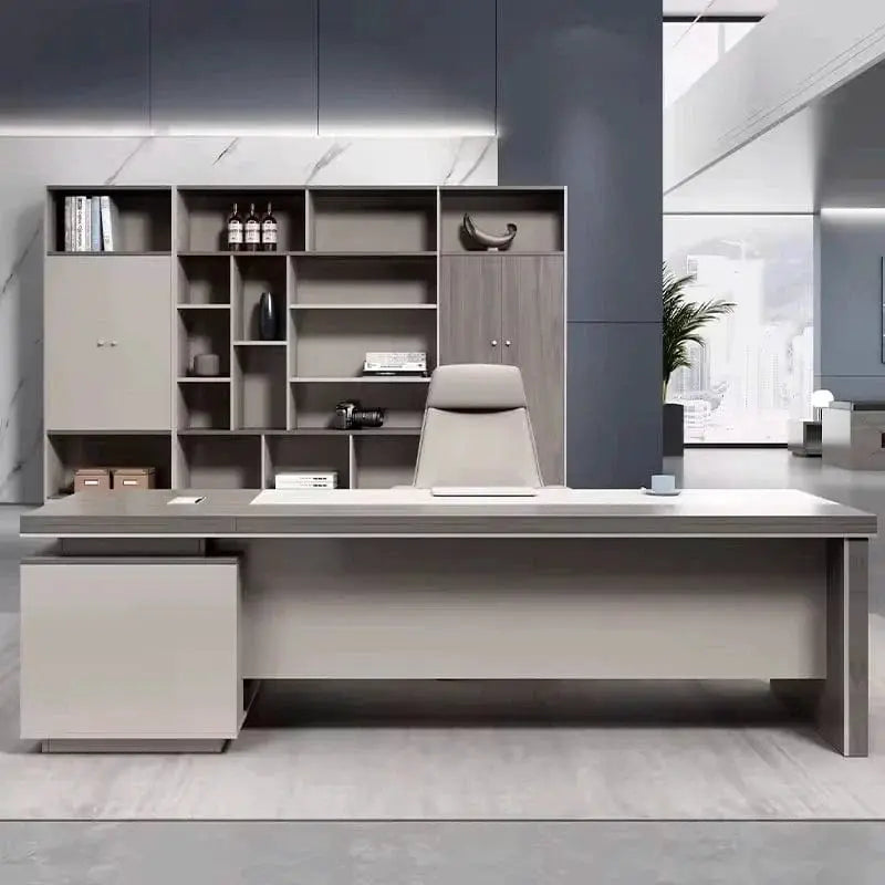 Purdue · Modern L-Shaped Executive Desk by Arc Grove