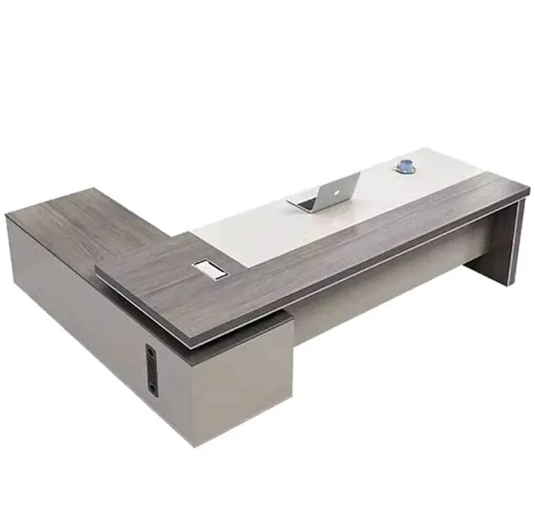 Purdue · Modern L-Shaped Executive Desk by Arc Grove