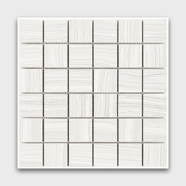Matrix Bright Matte 2x2 Porcelain Mosaics 12x12