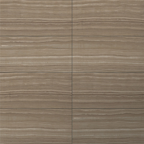 Matrix Taupe Blend Honed 2x2 Fabric Look Porcelain Mosaics 12x12