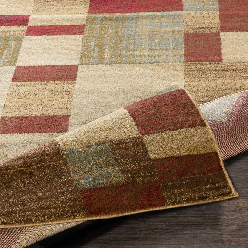 Maumee Brown Mosaic Performance Rug - Clearance by Boutique Rugs