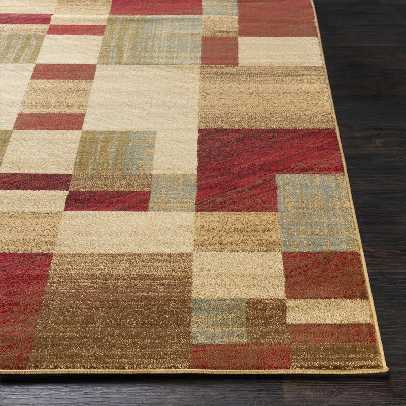Maumee Brown Mosaic Performance Rug - Clearance by Boutique Rugs