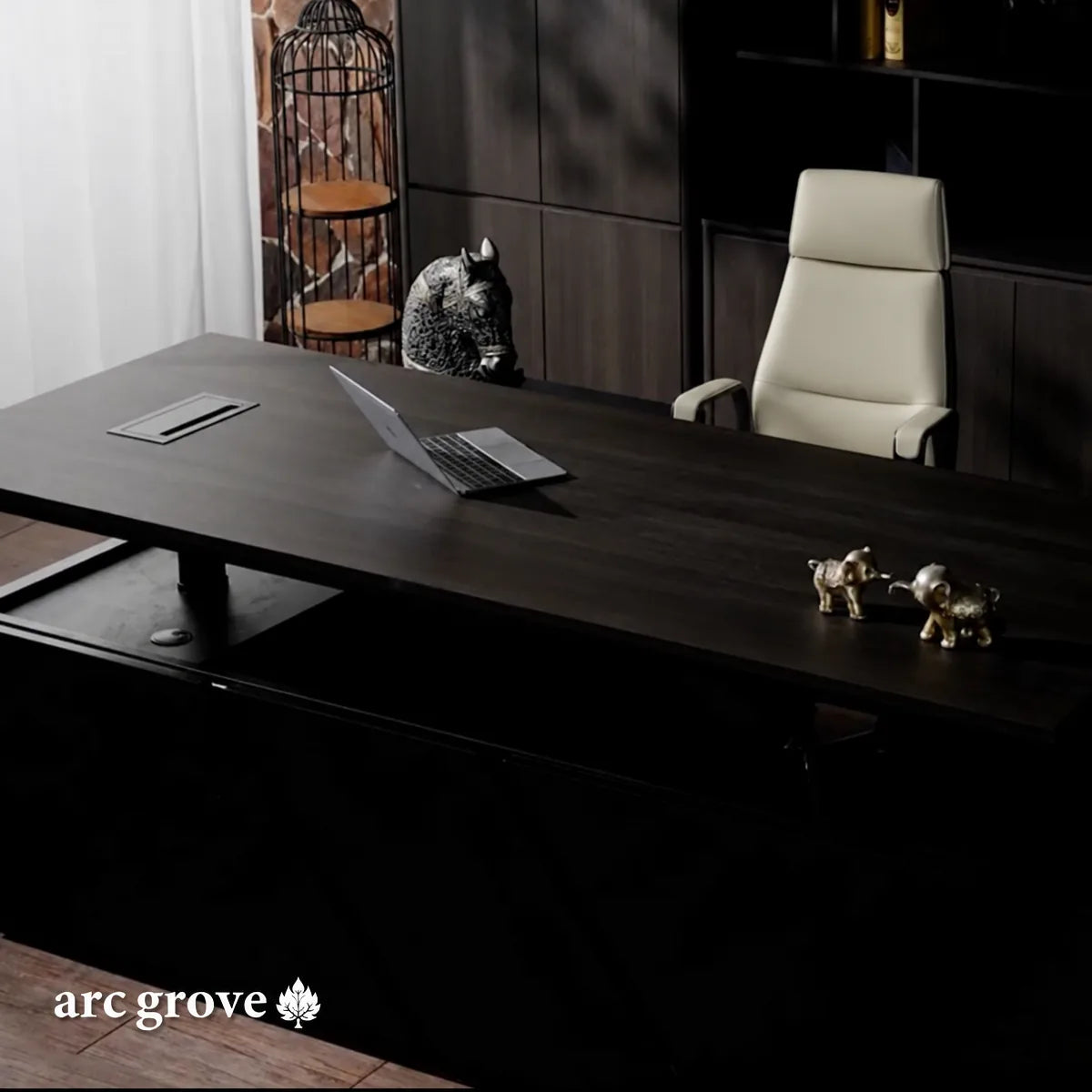 Maverick · Standing L-Shaped Executive Desk, Adjustable Height, photo 11 of 22