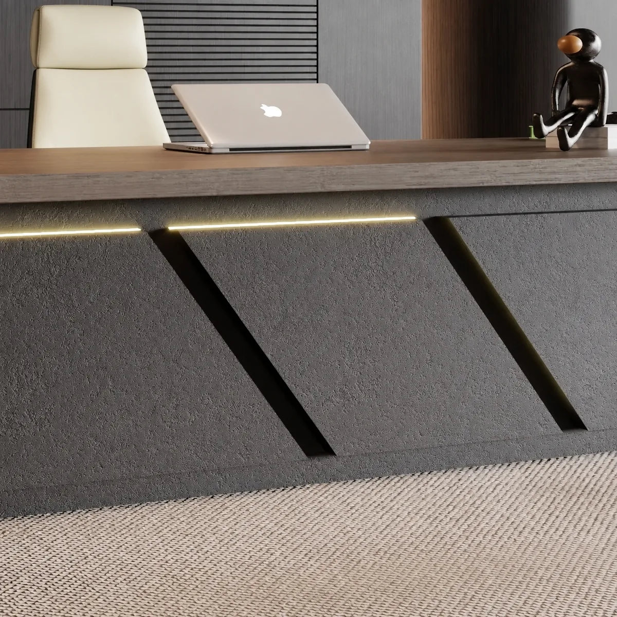 Maverick · Standing L-Shaped Executive Desk, Adjustable Height, photo 20 of 22