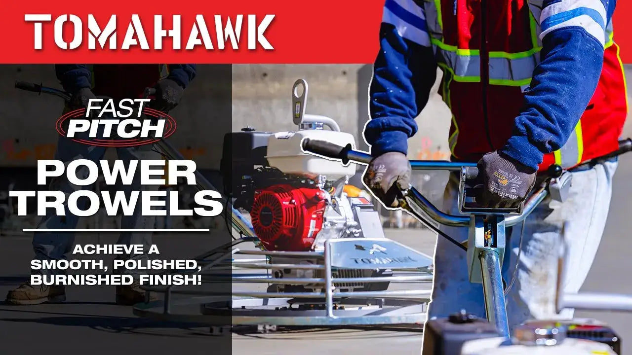 46" Concrete Power Trowel 13HP Honda with Float Pan Cement Finishing Tool by Tomahawk Power