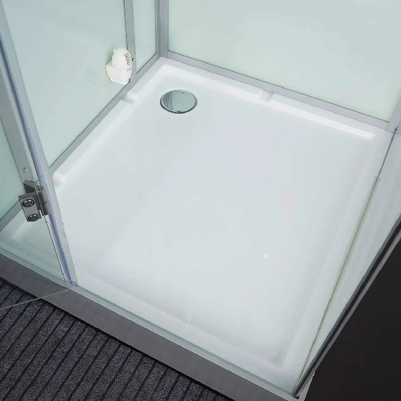 Maya Bath Platinum Arrezo Steam Shower With Rainfall Ceiling Shower (SAK75924) by SAKSBY WHOLESALE