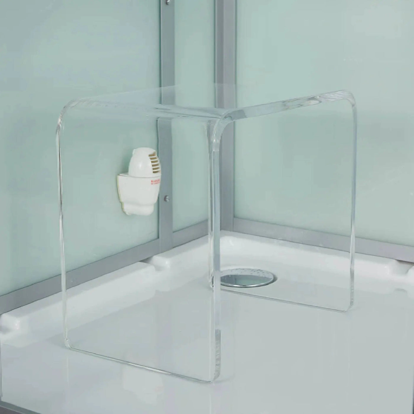 Maya Bath Platinum Arrezo Steam Shower With Rainfall Ceiling Shower (SAK75924) by SAKSBY WHOLESALE