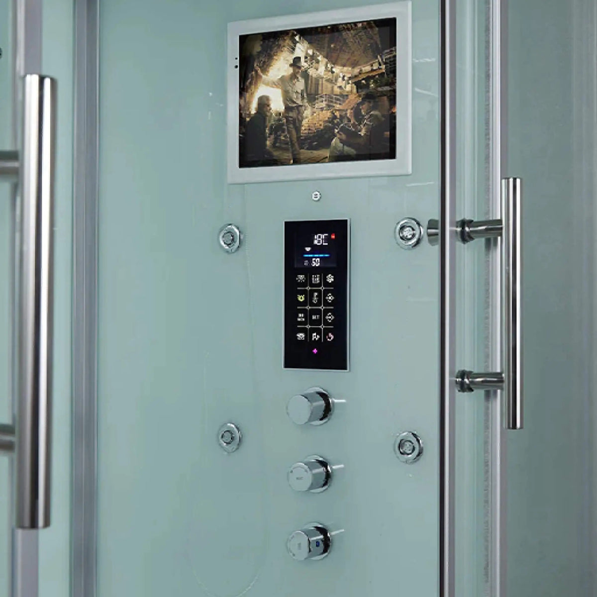 Maya Bath Platinum Catania Steam Shower With 6 Acupuncture Jets (SAK42985) by SAKSBY WHOLESALE