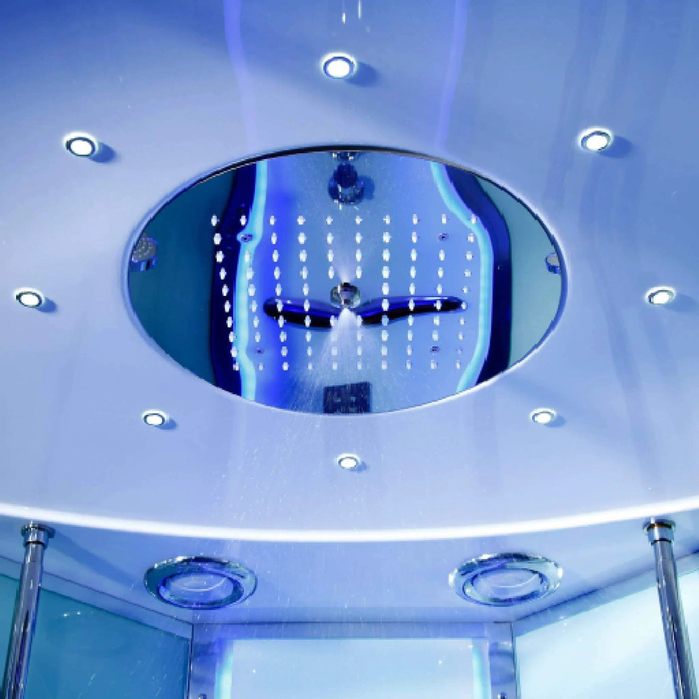 Maya Bath Platinum Comfort Steam Shower With Whirlpool Bathtub [2025 Edition] (SAK93561) by SAKSBY WHOLESALE