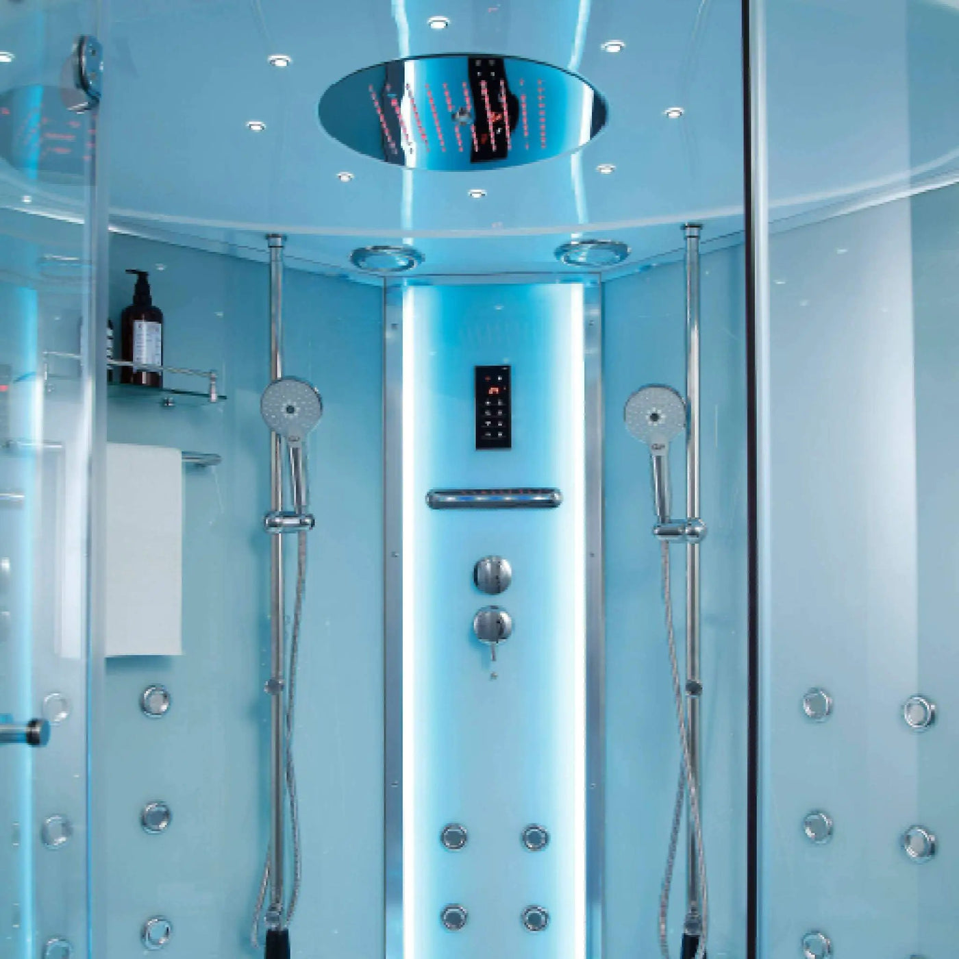 Maya Bath Platinum Comfort Steam Shower With Whirlpool Bathtub [2025 Edition] (SAK93561) by SAKSBY WHOLESALE