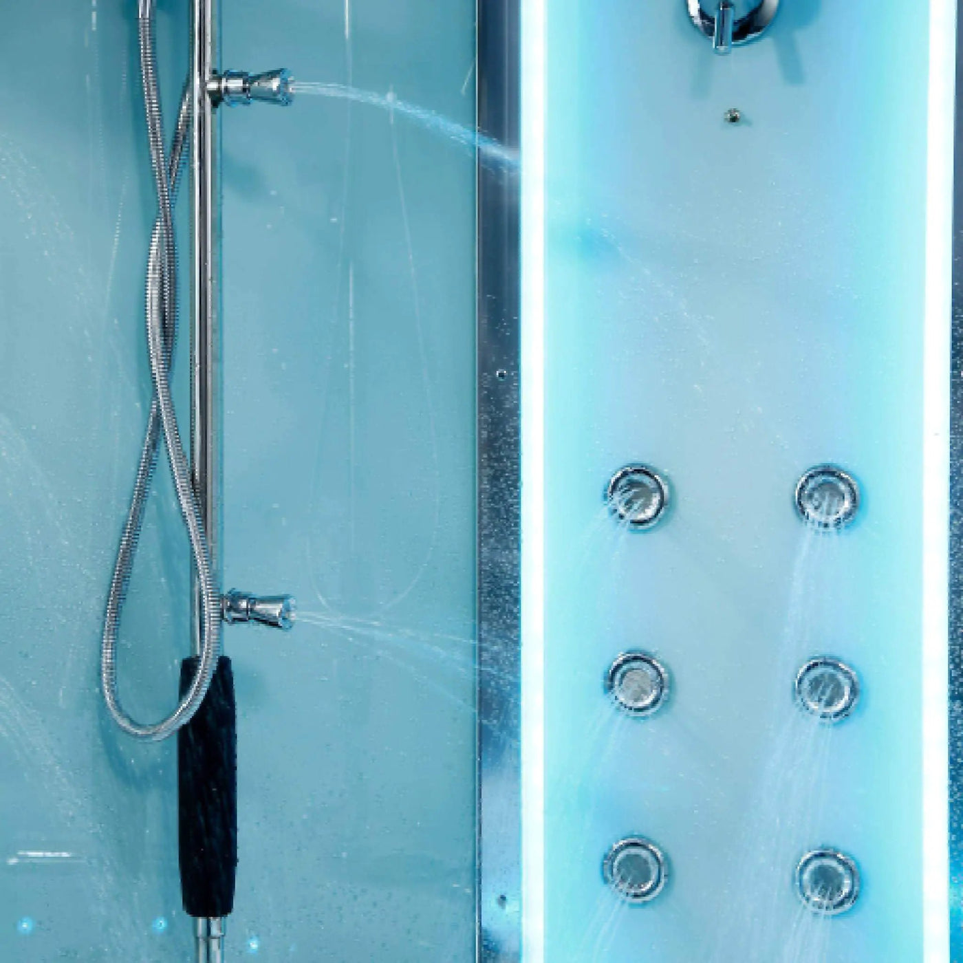 Maya Bath Platinum Comfort Steam Shower With Whirlpool Bathtub [2025 Edition] (SAK93561) by SAKSBY WHOLESALE