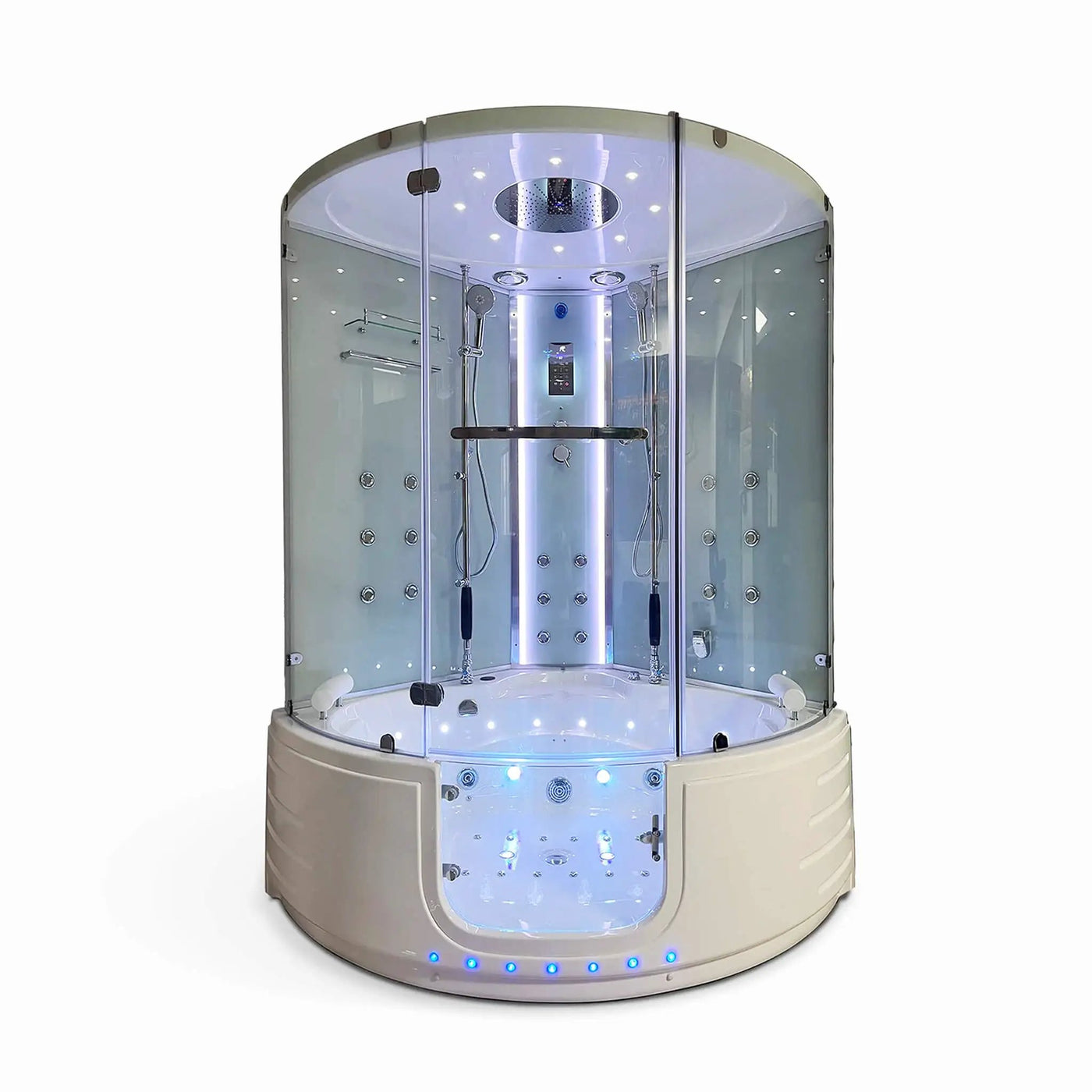Maya Bath Platinum Comfort Steam Shower With Whirlpool Bathtub [2025 Edition] (SAK93561) by SAKSBY WHOLESALE