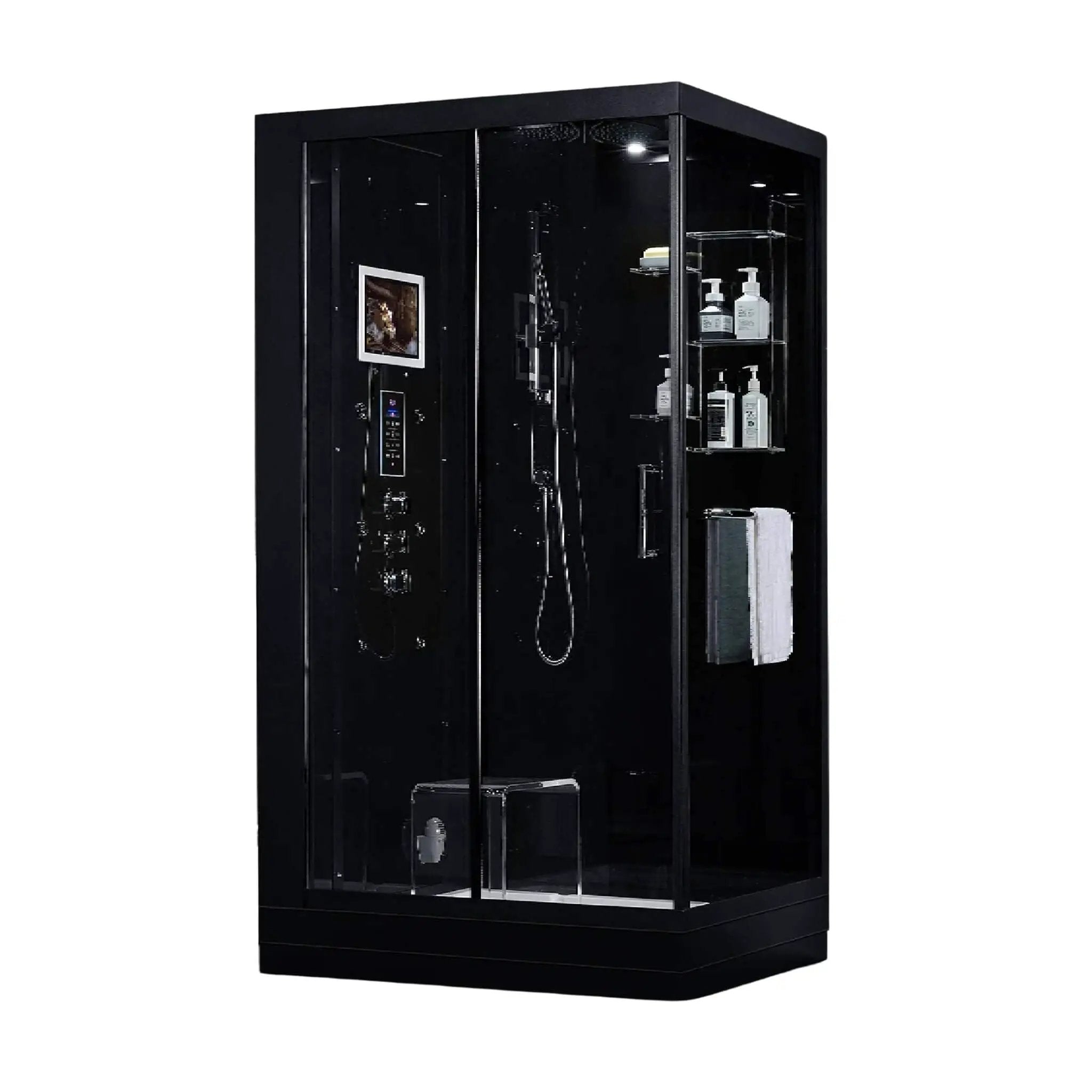 Maya Bath Platinum Lucca Steam Shower With LCD Touchscreen Controls (SAK27483) by SAKSBY WHOLESALE