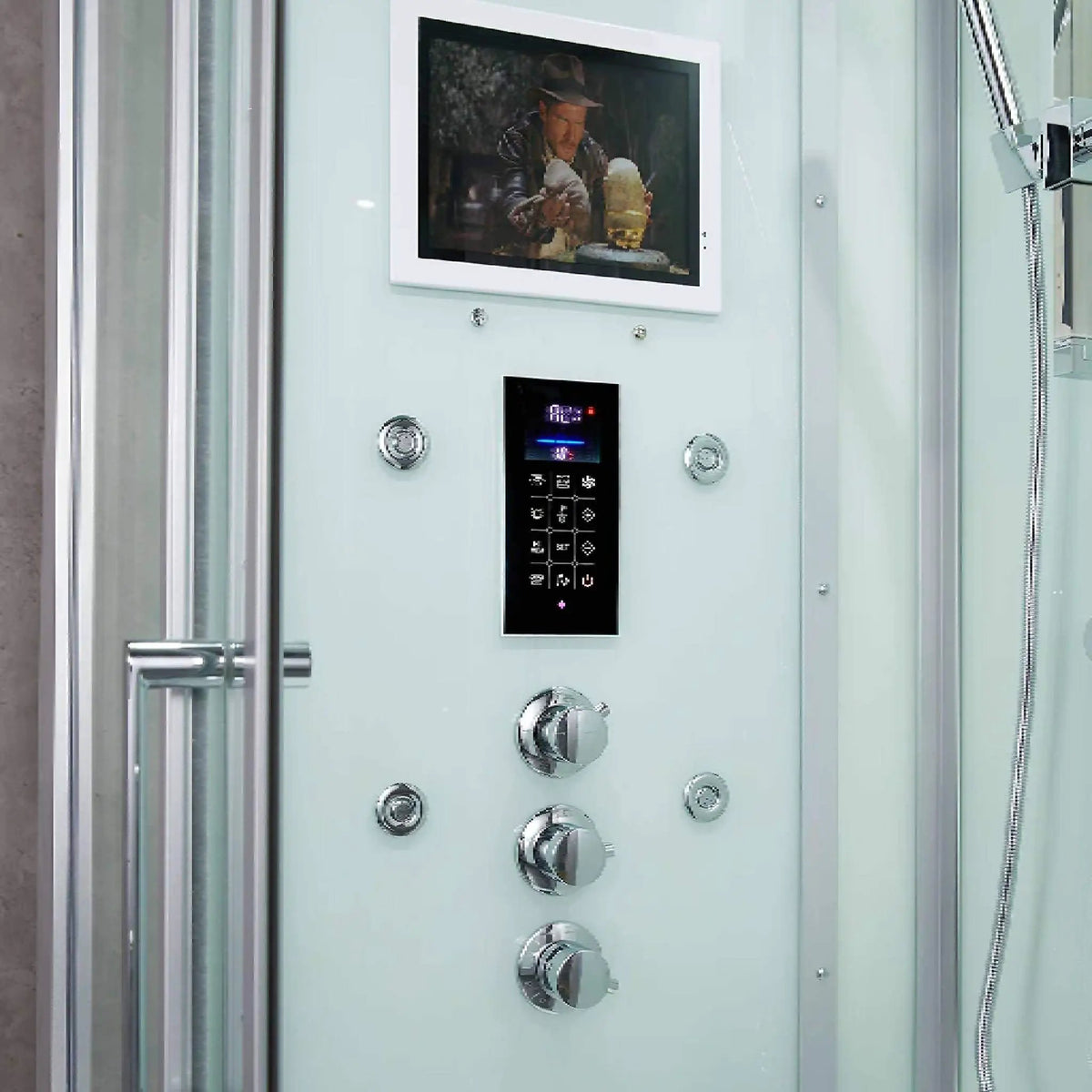 Maya Bath Platinum Lucca Steam Shower With LCD Touchscreen Controls (SAK27483) by SAKSBY WHOLESALE