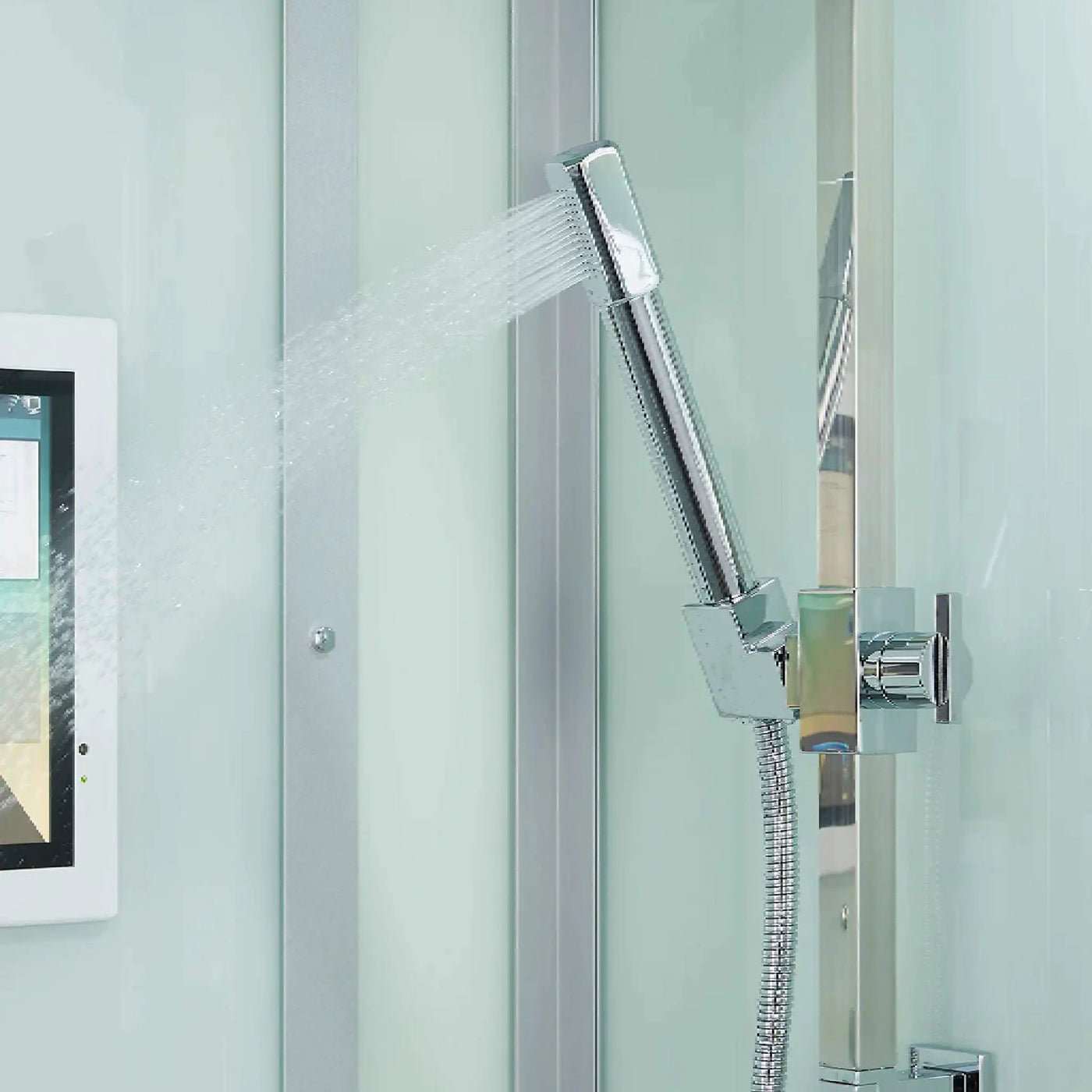 Maya Bath Platinum Lucca Steam Shower With LCD Touchscreen Controls (SAK27483) by SAKSBY WHOLESALE