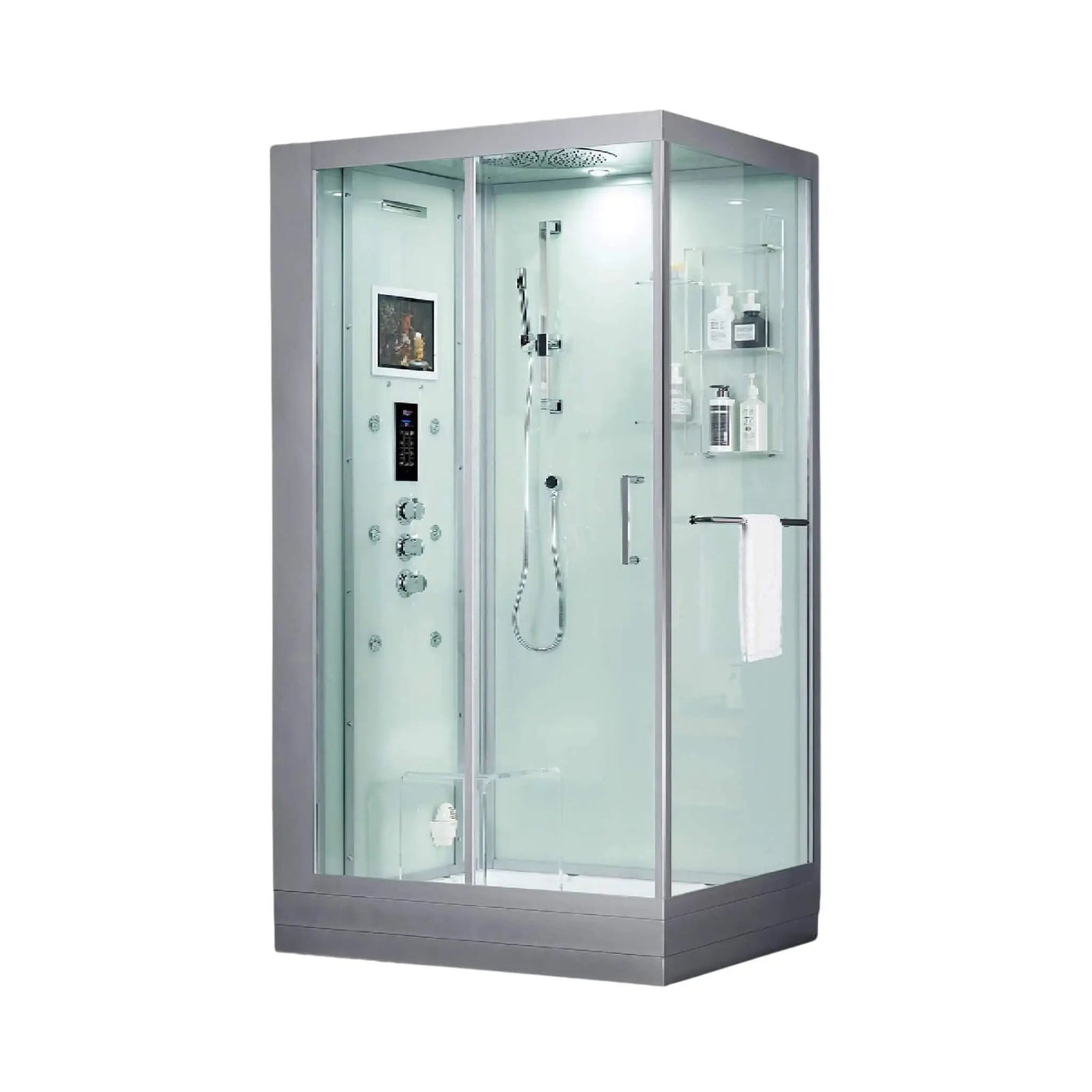 Maya Bath Platinum Lucca Steam Shower With LCD Touchscreen Controls (SAK27483) by SAKSBY WHOLESALE