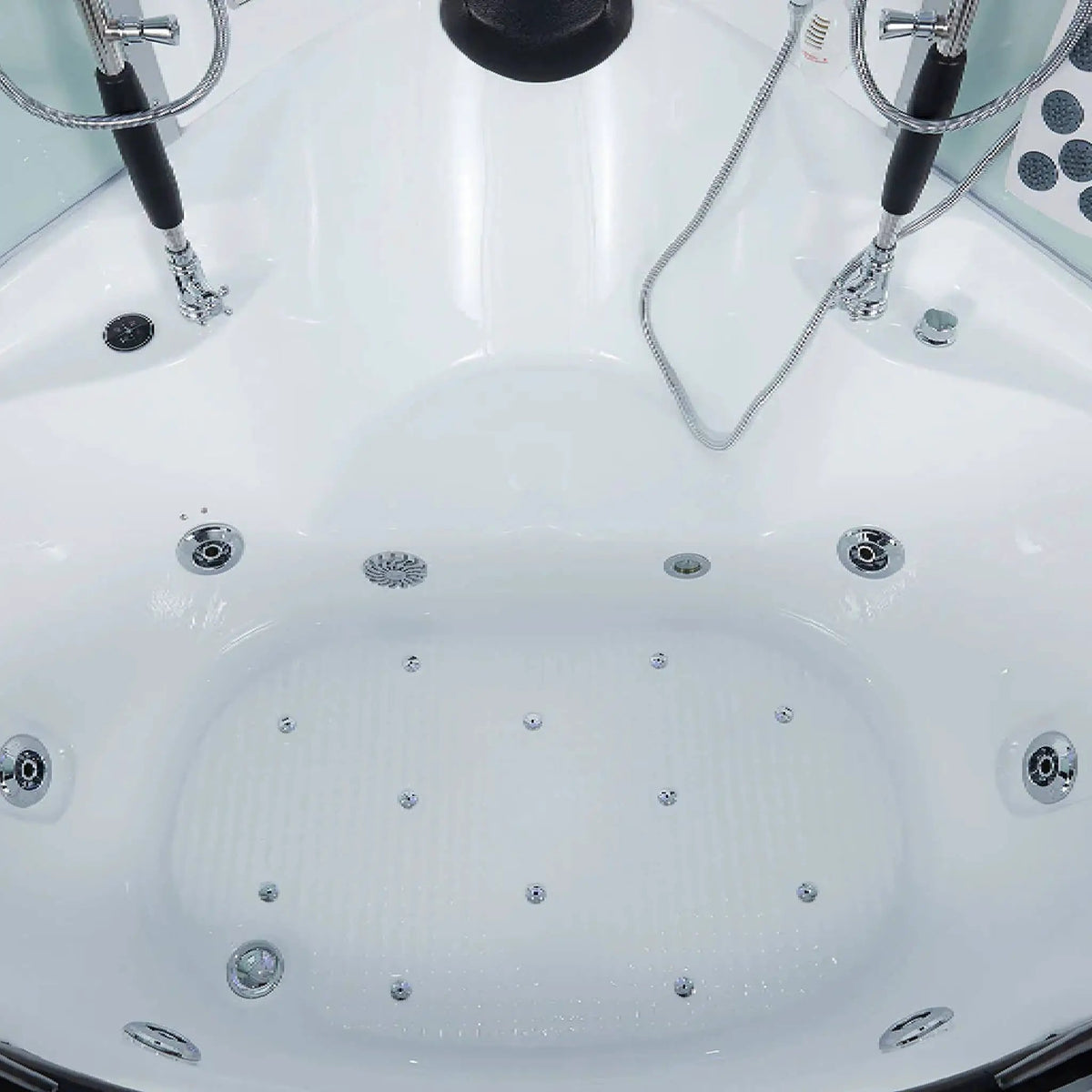 Maya Bath Platinum Superior Steam Shower With Foot Massager (SAK57392) by SAKSBY WHOLESALE