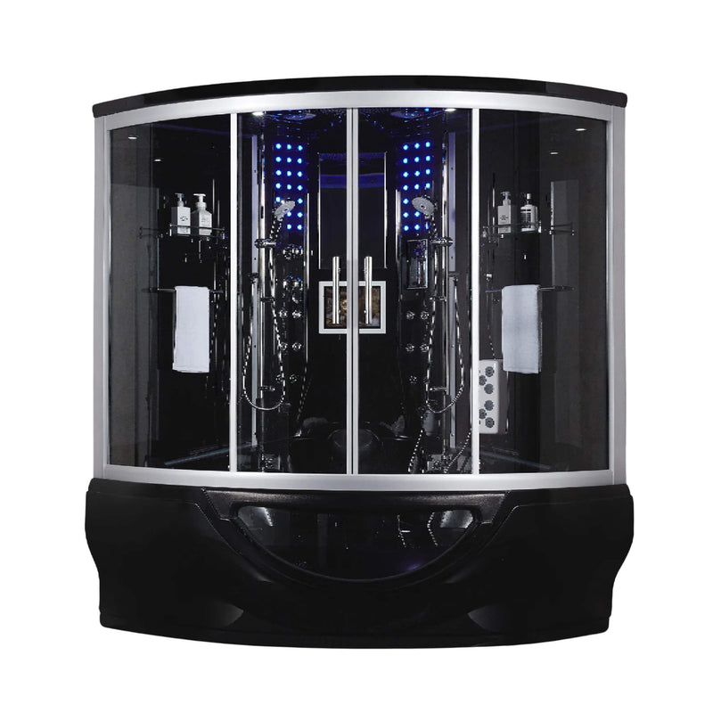 Maya Bath Platinum Superior Steam Shower With Foot Massager (SAK57392) by SAKSBY WHOLESALE