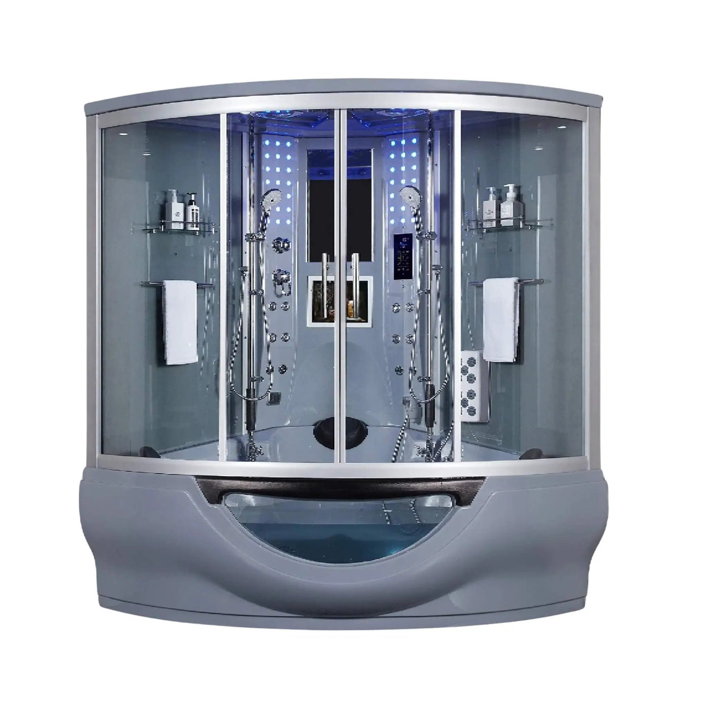 Maya Bath Platinum Superior Steam Shower With Foot Massager (SAK57392) by SAKSBY WHOLESALE