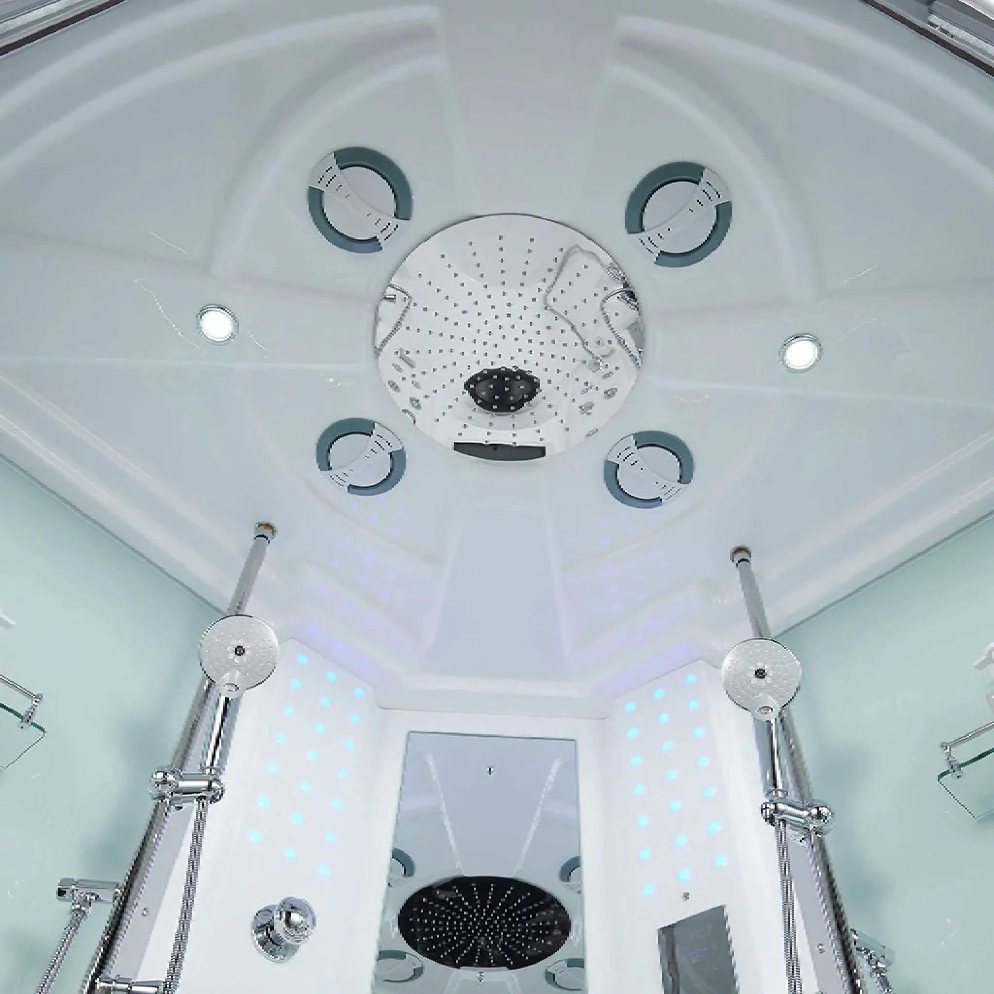 Maya Bath Platinum Superior Steam Shower With Foot Massager (SAK57392) by SAKSBY WHOLESALE