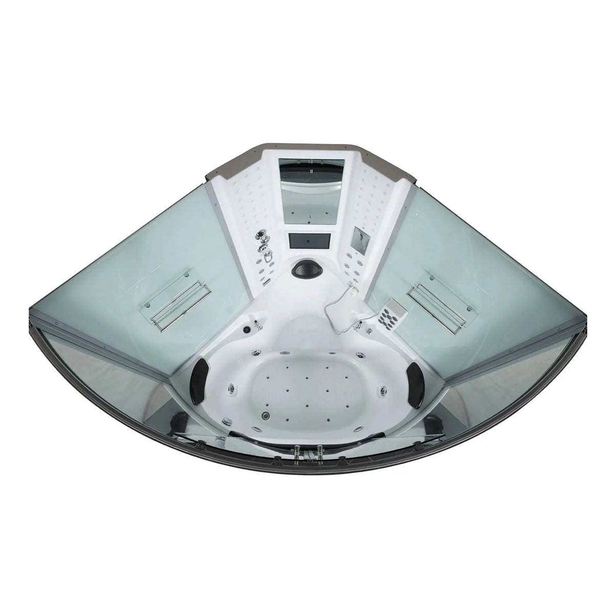 Maya Bath Platinum Superior Steam Shower With Foot Massager (SAK57392) by SAKSBY WHOLESALE