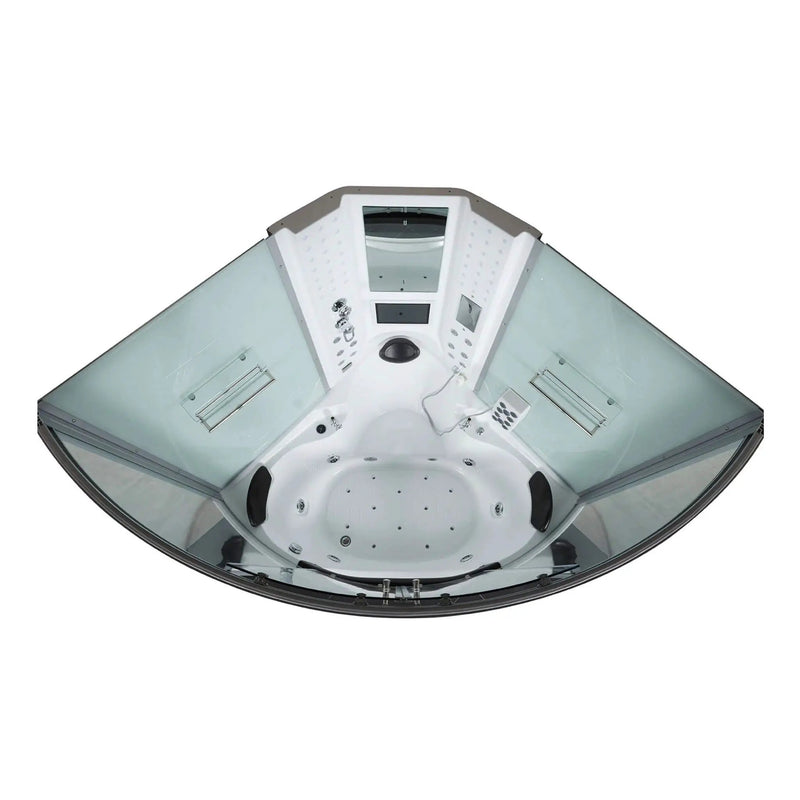 Maya Bath Platinum Superior Steam Shower With Foot Massager (SAK57392) by SAKSBY WHOLESALE