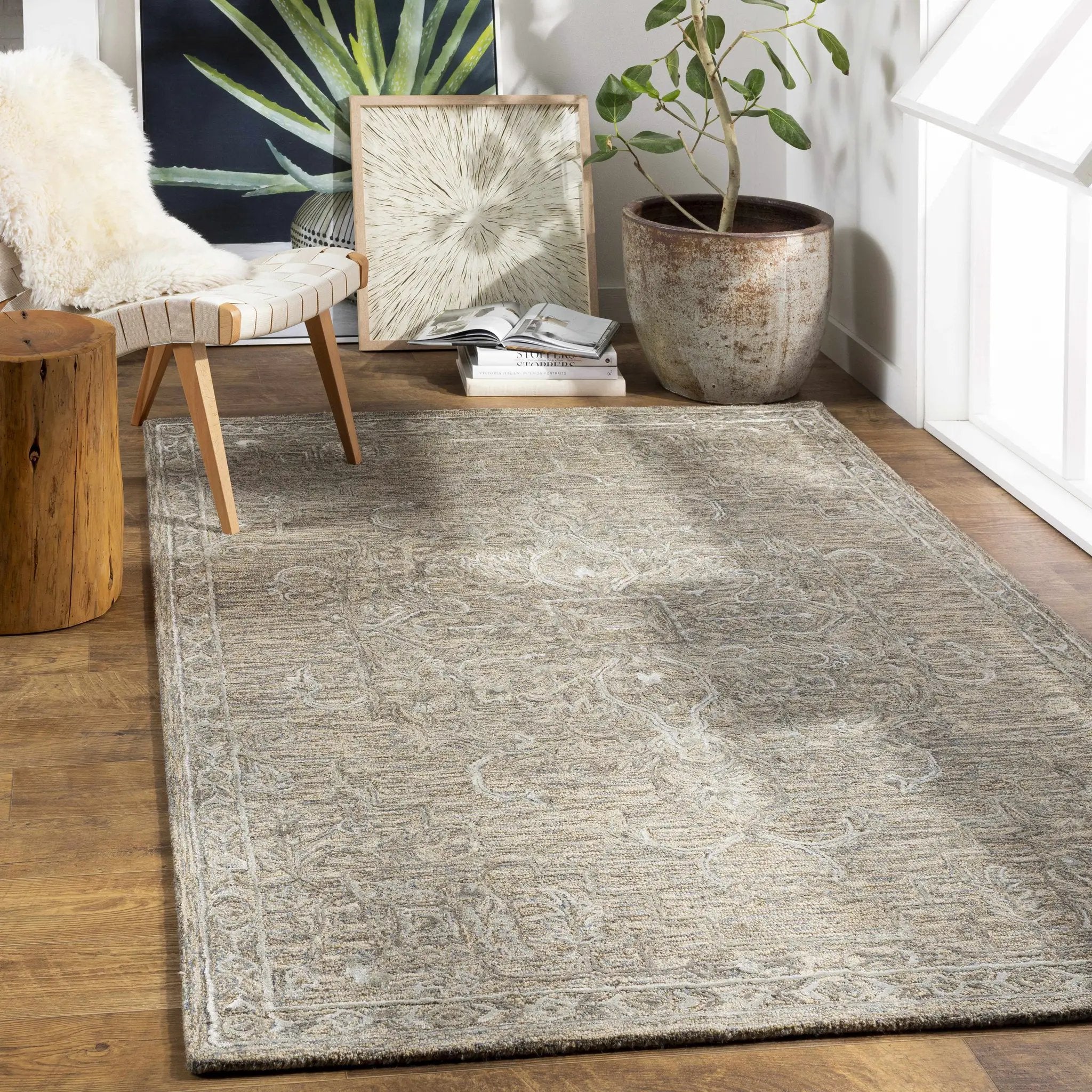 Maysville Wool & Faux Silk Rug by Boutique Rugs