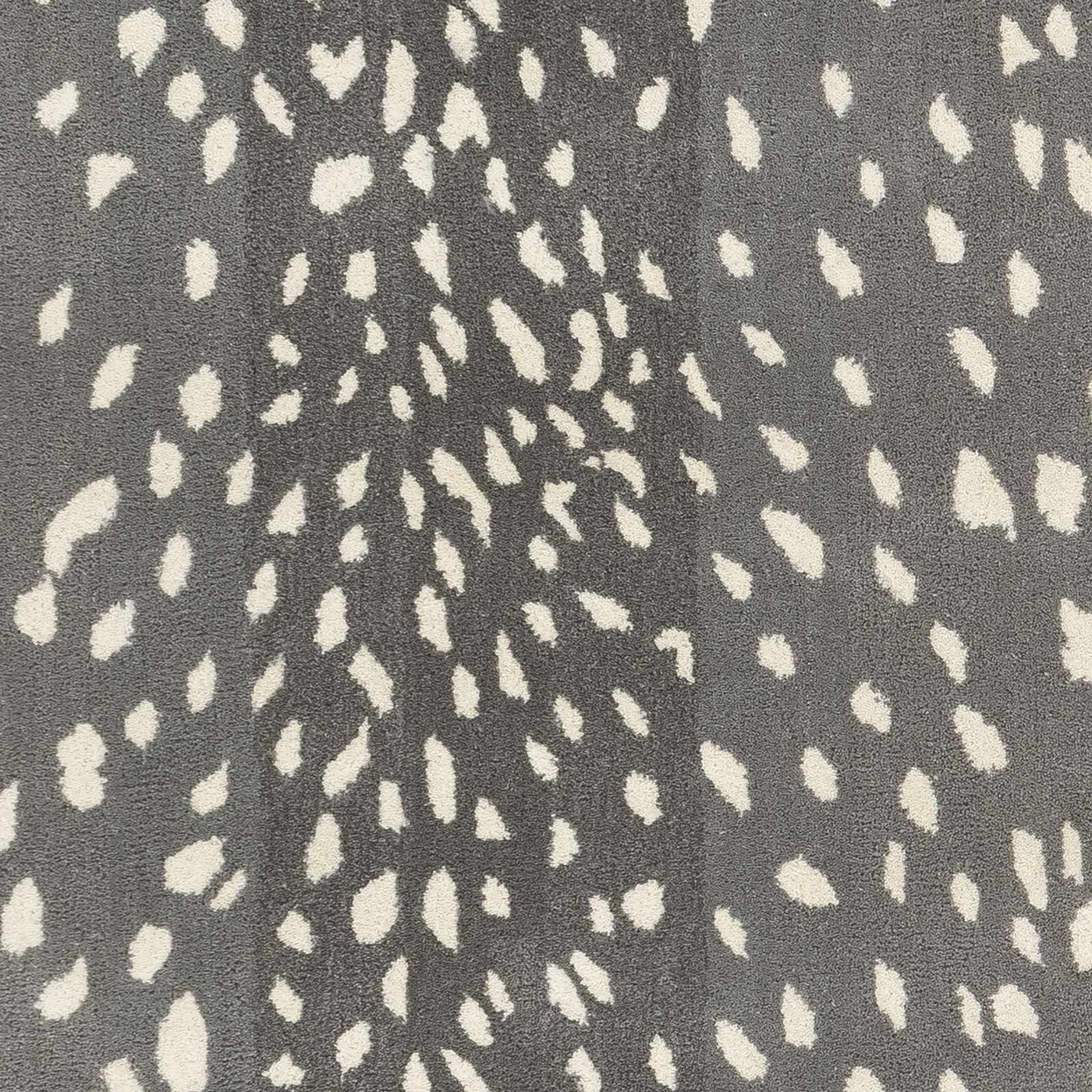 Athena Gray Giraffe Print Wool Rug by Boutique Rugs