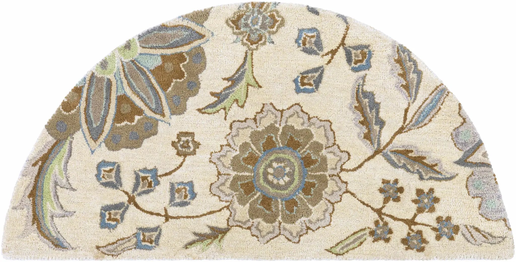Mack Floral Wool Area Carpet by Boutique Rugs