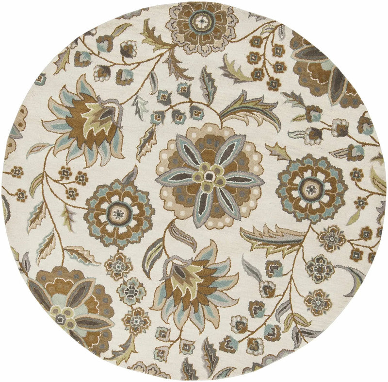 Mack Floral Wool Area Carpet by Boutique Rugs