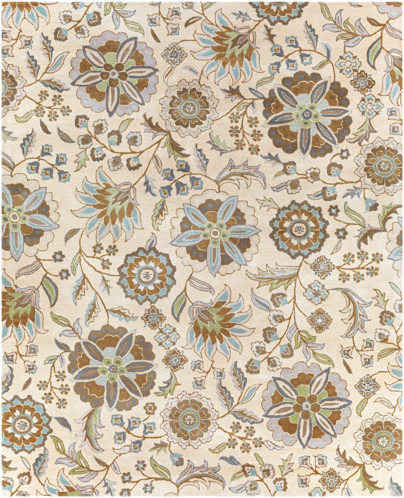 Mack Floral Wool Area Carpet by Boutique Rugs