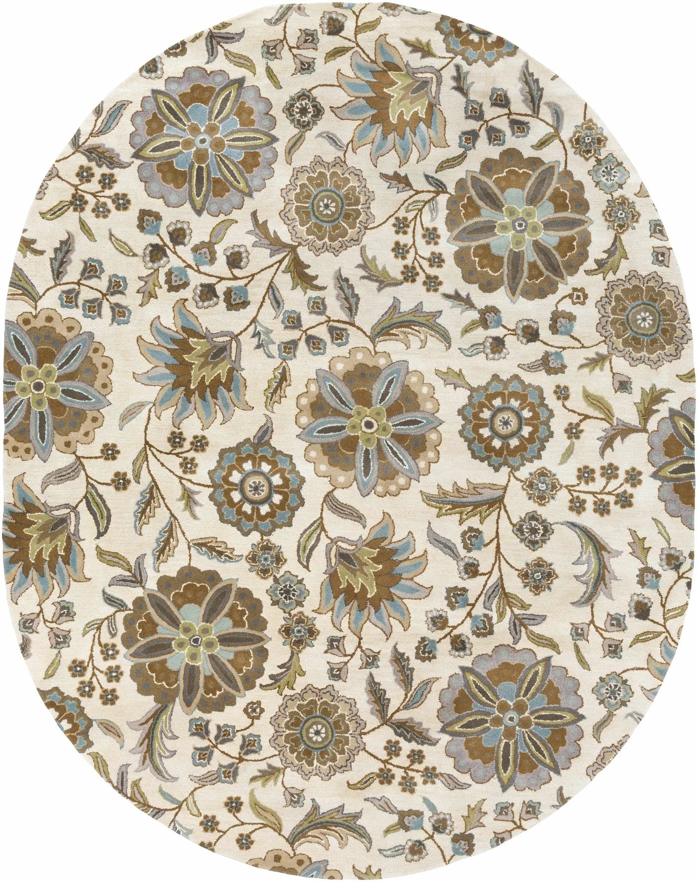 Mack Floral Wool Area Carpet by Boutique Rugs