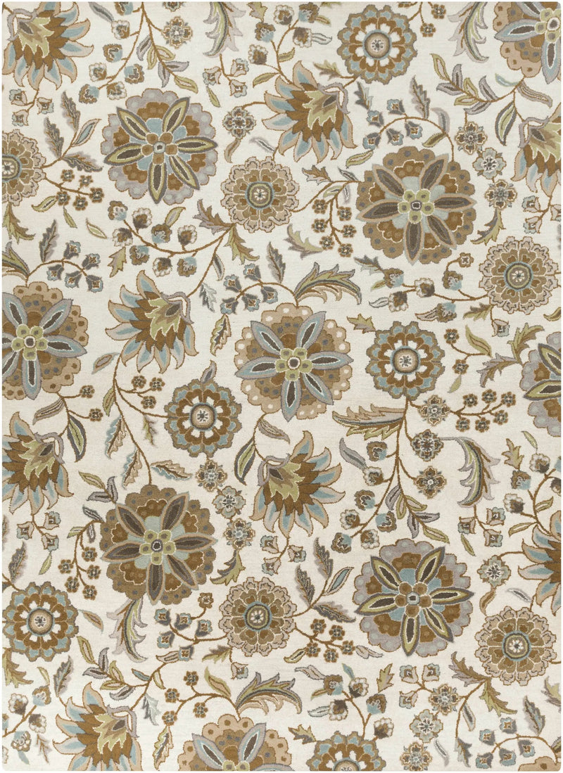 Mack Floral Wool Area Carpet by Boutique Rugs