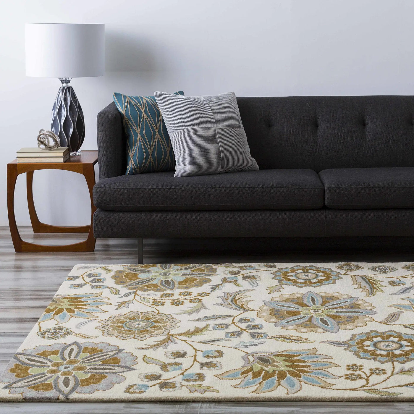 Mack Floral Wool Area Carpet by Boutique Rugs