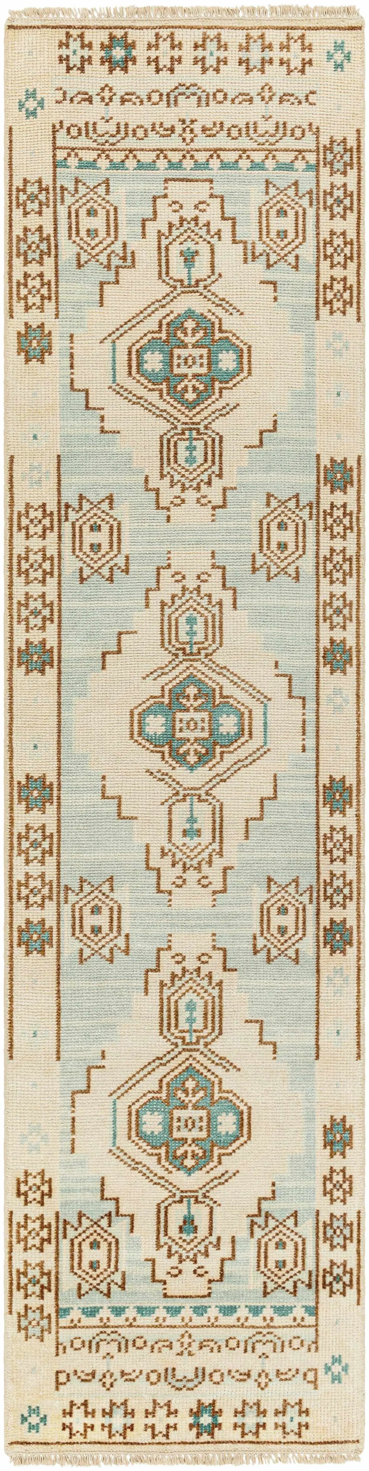 McColl Hand Knotted Wool Blend Rug - Clearance by Boutique Rugs