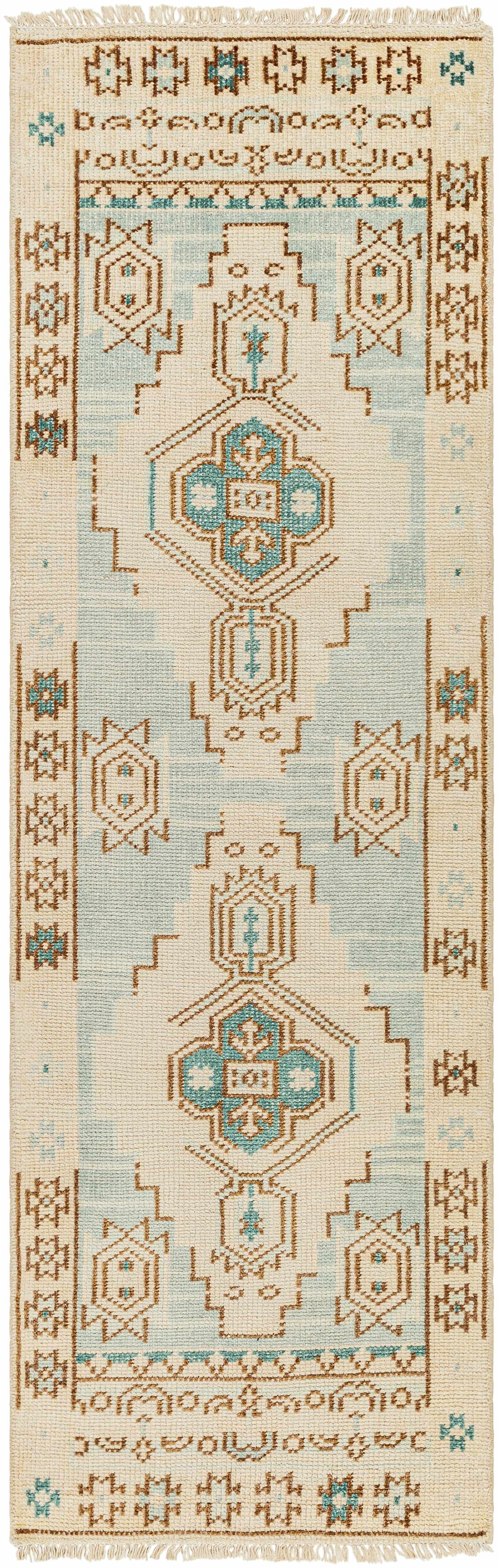 McColl Hand Knotted Wool Blend Rug - Clearance by Boutique Rugs