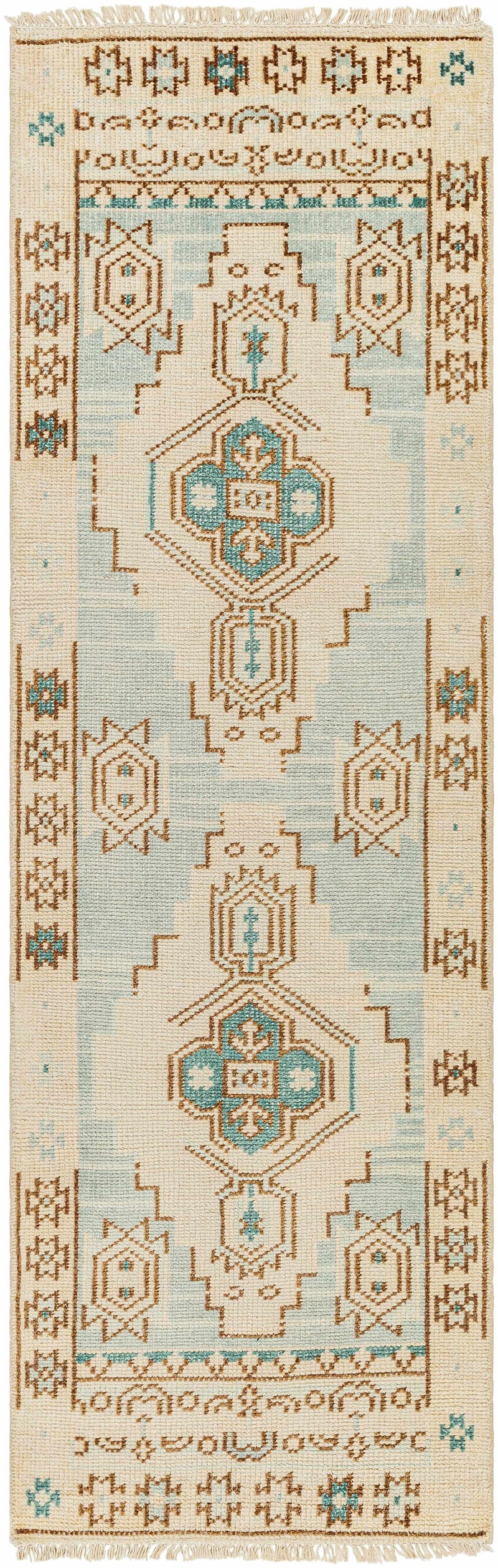McColl Hand Knotted Wool Blend Rug - Clearance by Boutique Rugs