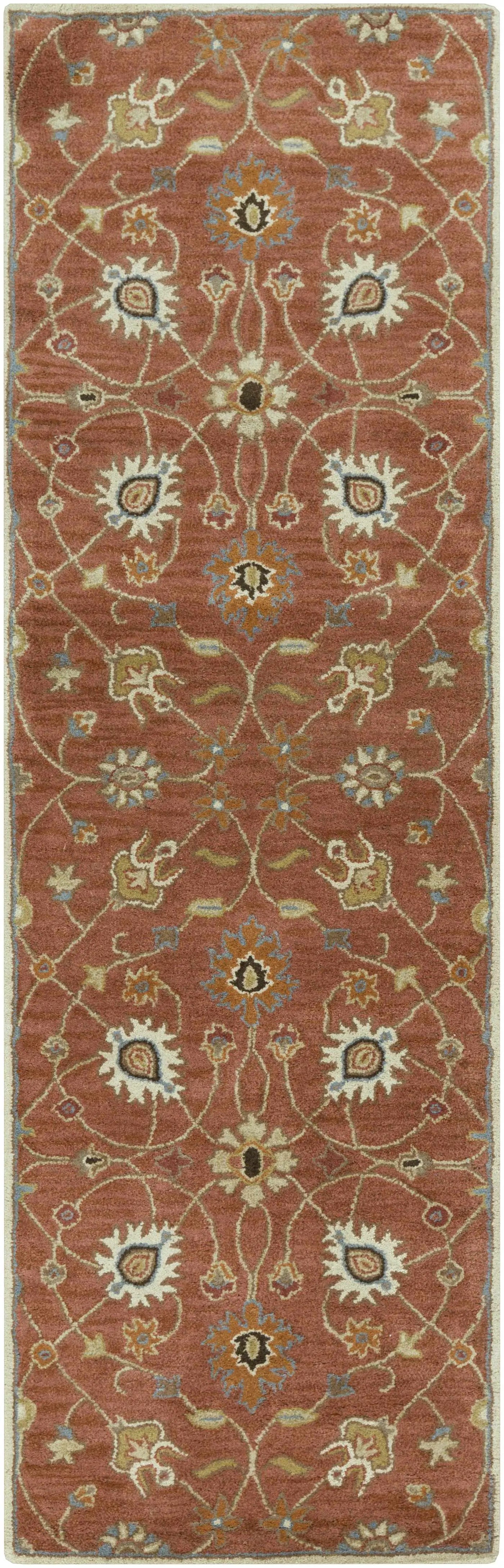 Logville Hand Tufted Rust 1119 Wool Rug by Boutique Rugs