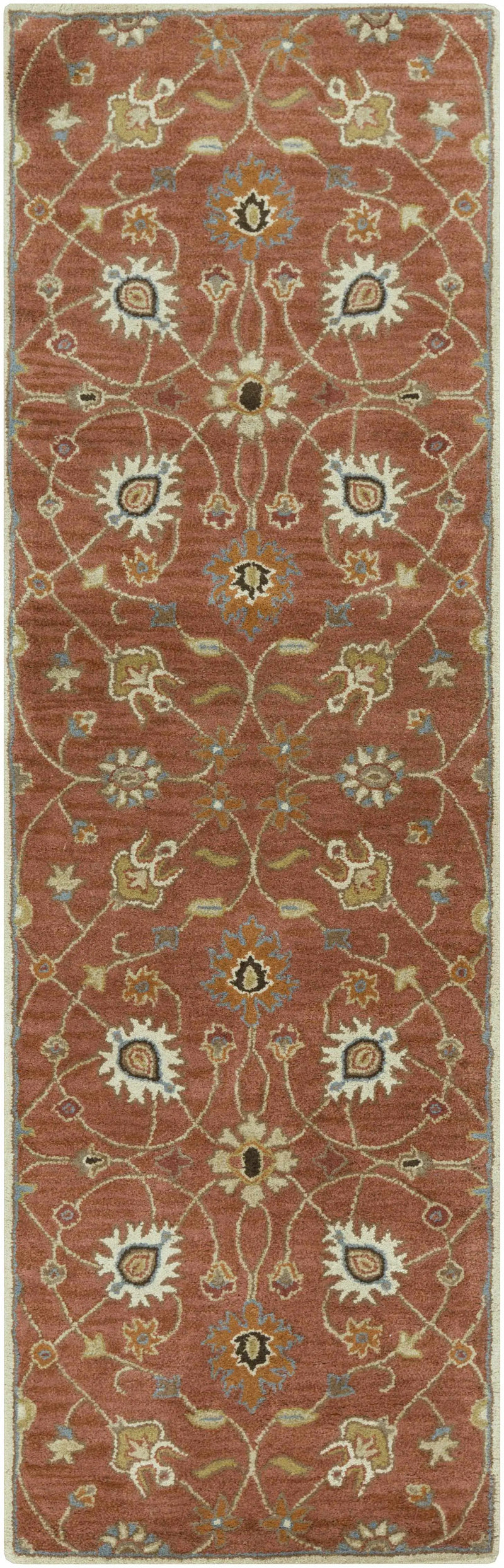 Logville Hand Tufted Rust 1119 Wool Rug by Boutique Rugs