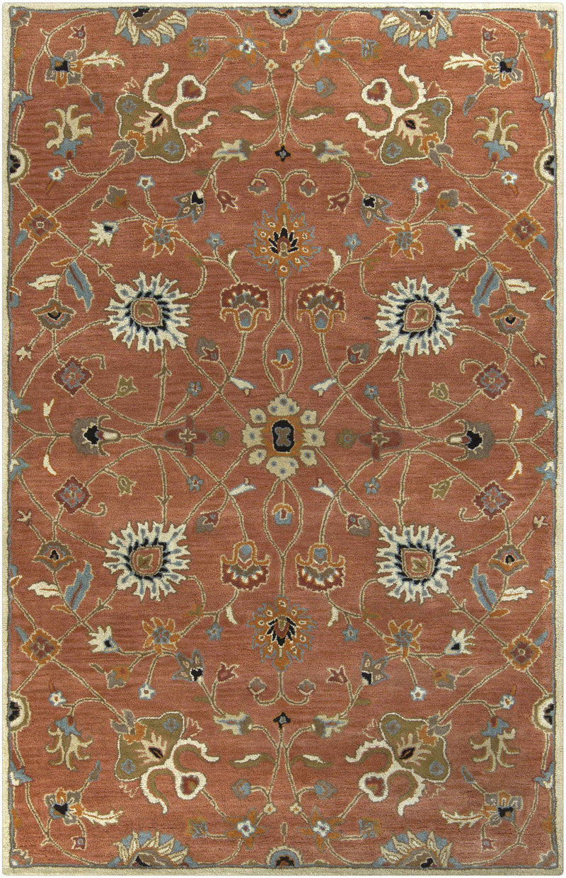 Logville Hand Tufted Rust 1119 Wool Rug by Boutique Rugs