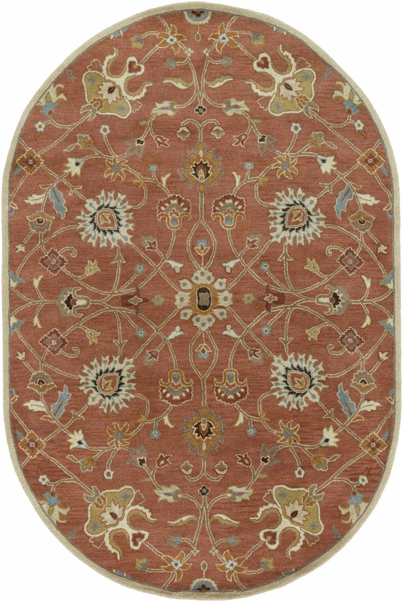 Logville Hand Tufted Rust 1119 Wool Rug by Boutique Rugs