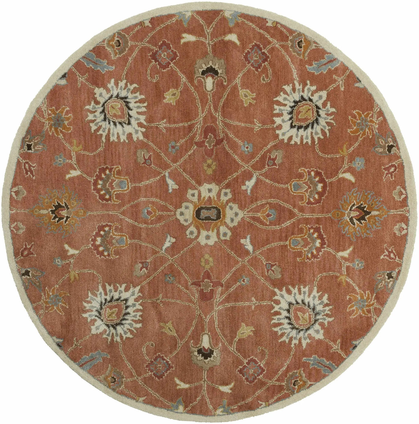Logville Hand Tufted Rust 1119 Wool Rug by Boutique Rugs