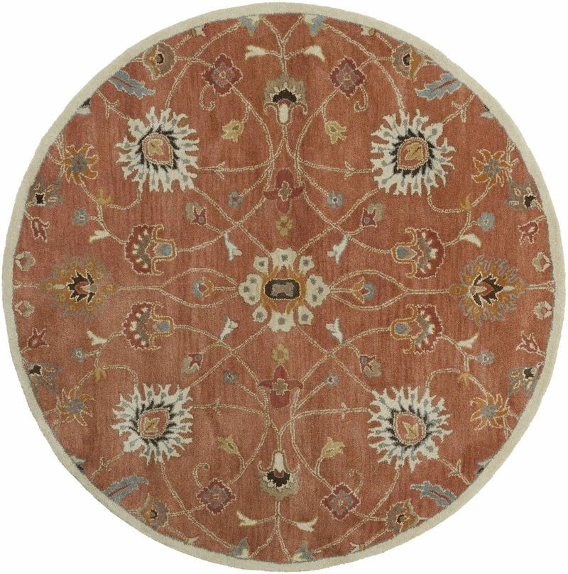 Logville Hand Tufted Rust 1119 Wool Rug by Boutique Rugs