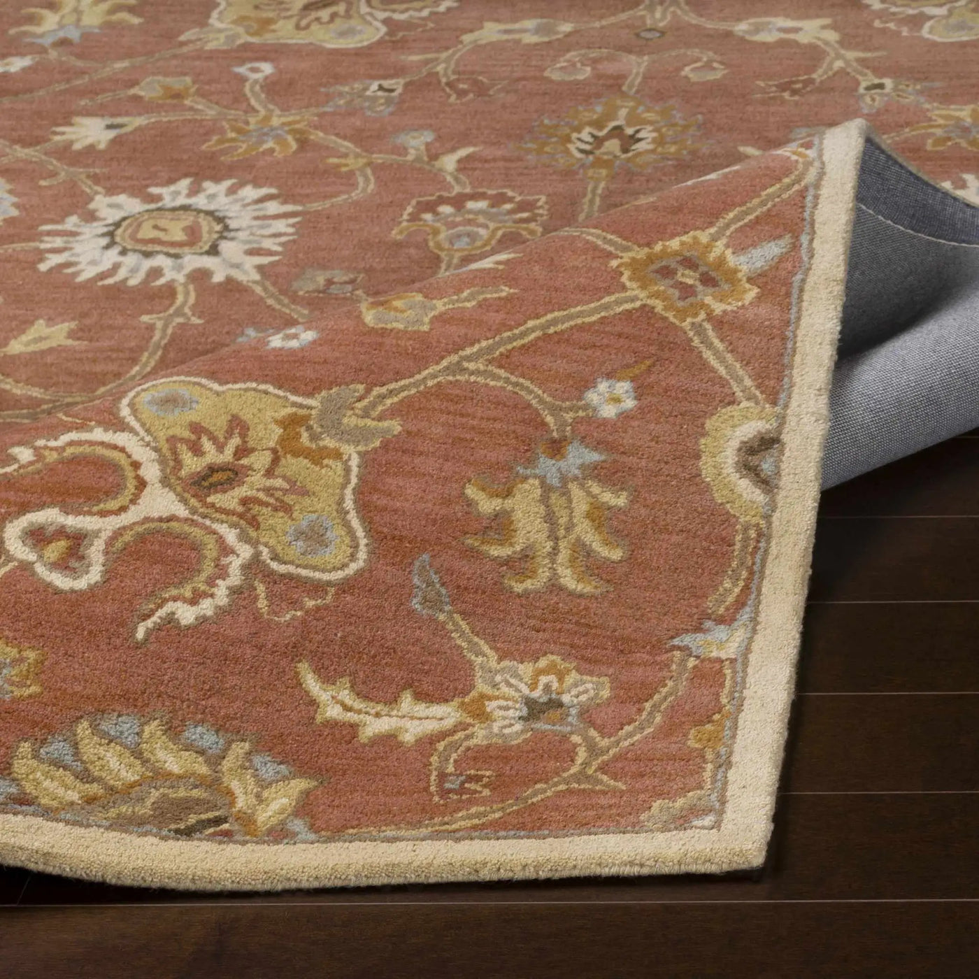 Logville Hand Tufted Rust 1119 Wool Rug by Boutique Rugs